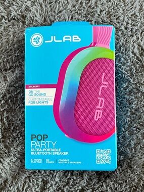 *EUC* JLAB POP PARTY BLUETOOTH SPEAKER